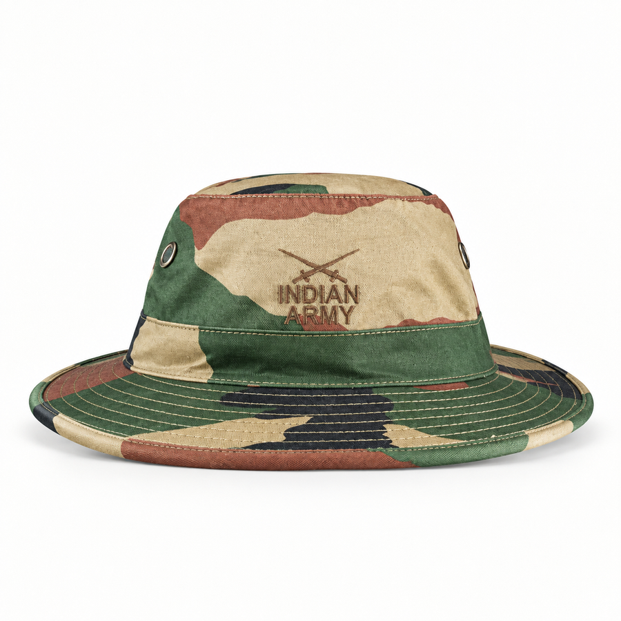 Camo Colonel Stiff Brim Hat