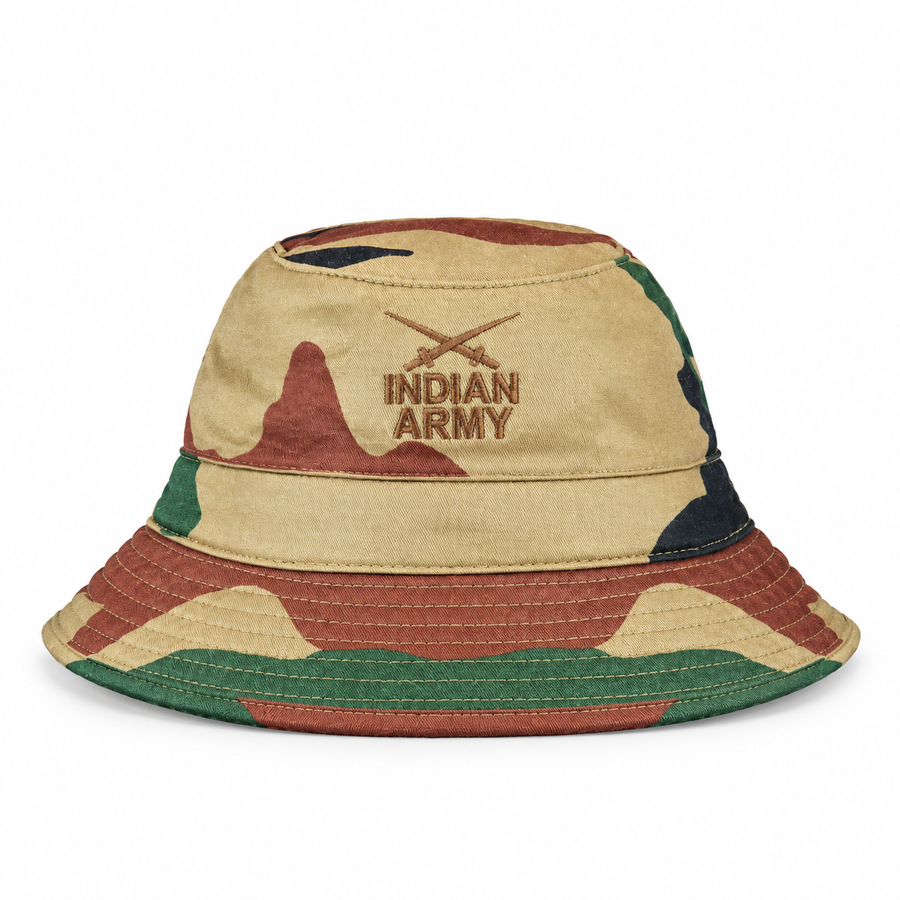 Camo Trail Protector Stiff Brim Hat with Mosquito Mesh