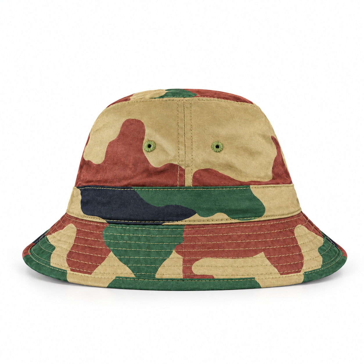 Camo Trail Protector Stiff Brim Hat with Mosquito Mesh