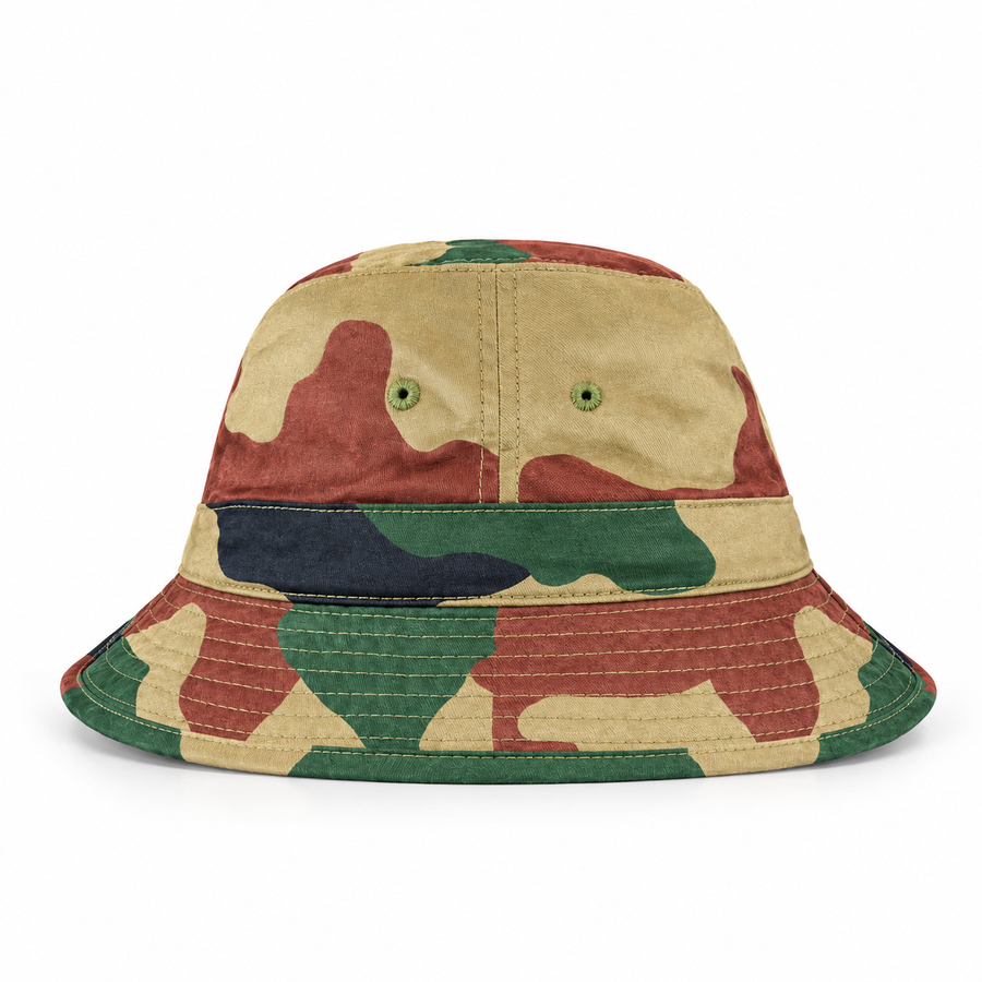 Camo Trail Protector Stiff Brim Hat with Mosquito Mesh