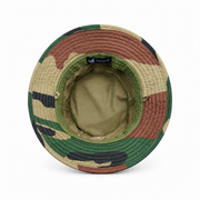 Camo Trail Protector Stiff Brim Hat with Mosquito Mesh